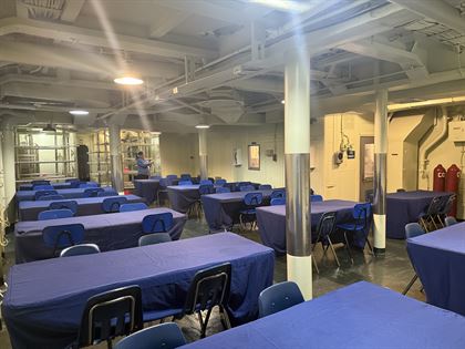 Battleship Cove & USS Massachusetts - CPO Mess Hall 1