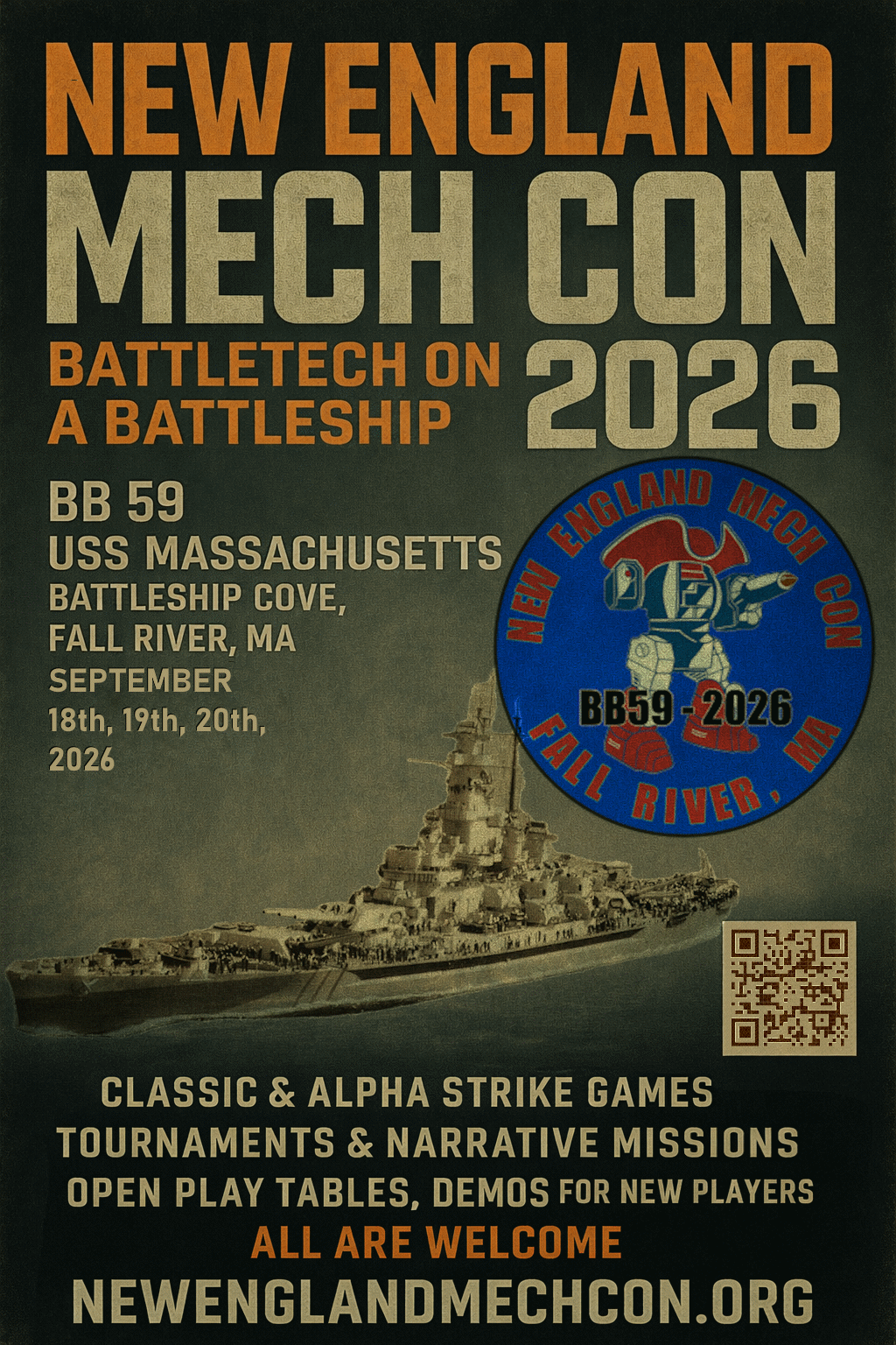 New England Mech Con 2026 Poster